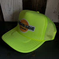 Hermosa Beach HIGH HEAT Trucker Hat - Neon Yellow