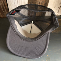 GRAND TETON NATIONAL PARK Trucker Hat - Charcoal Grey (Flat Brim)