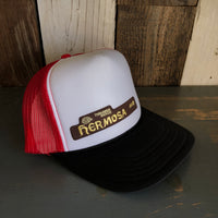 Hermosa Beach HERMOSA AVE Trucker Hat - Red/White/Black