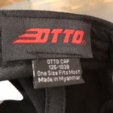 Hermosa Beach CLASSIC LOGO - "OTTO SNAP" 6 Panel Mid Profile Snapback Hat - Black