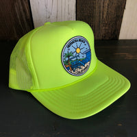 Hermosa Beach SHOREFRONT Trucker Hat - Neon Yellow
