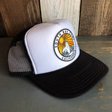 SOUTH BAY SURF (Multi Colored Patch) Trucker Hat - Black/White/Black