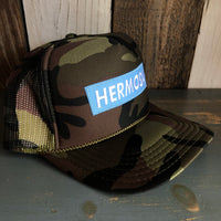 Hermosa Beach BLUE SUPREME HERMOSA Trucker Hat - Full Camouflage