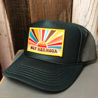 Hermosa Beach MUY HERMOSA High Crown Trucker Hat - Dark Green