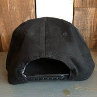Hermosa Beach HERMOSA AVE "OTTO COMFY FIT" 6 Panel Mid Profile Snapback Hat - Black