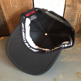 Hermosa Beach THE NEW STYLE "OTTO COMFY FIT" 6 Panel Mid Profile Snapback Hat - Black
