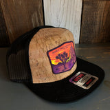 JOSHUA TREE NATIONAL PARK Premium Cork Trucker Hat - (Black/Cork)