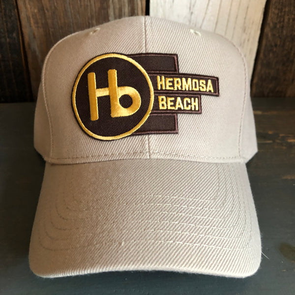 Hermosa Beach THE NEW STYLE 6 Panel Mid Profile Baseball Cap - Khaki