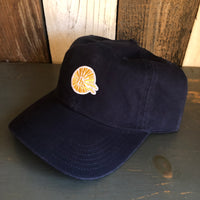 Hermosa Beach CLASSIC MINI LOGO 6 Panel Low Profile Style Dad Hat - Navy