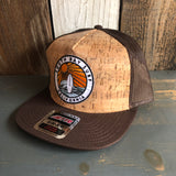 SOUTH BAY SURF (Multi Colored Patch) Premium Cork Trucker Hat - (Brown/Cork)