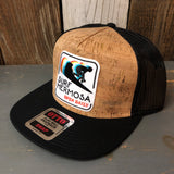 SURF HERMOSA :: OPEN DAILY Premium Cork Trucker Hat - (Black/Cork)