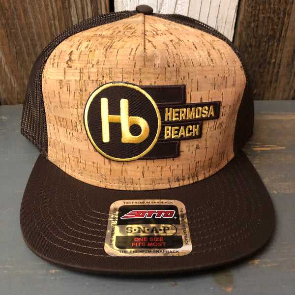 Hermosa Beach THE NEW STYLE Premium Cork Trucker Hat - (Brown/Cork)