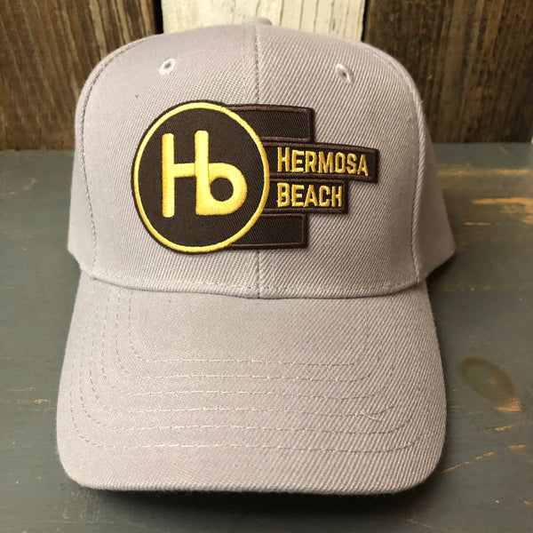 Hermosa Beach THE NEW STYLE 6 Panel Mid Profile Baseball Cap - Grey