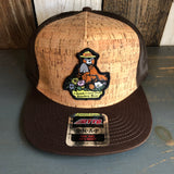 I THINK I LOVE YOU, SMOKEY BEAR Premium Cork Trucker Hat - (Brown/Cork)