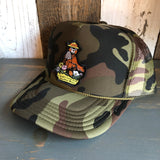 I THINK I LOVE YOU, SMOKEY BEAR Trucker Hat - Full Camouflage