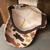 Hermosa Beach CLASSIC LOGO Camo Winter All Foam Cap Hat - Sand Camo Full