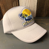 Hermosa Beach FIESTA Winter All Foam Trucker Cap Hat - Grey