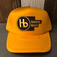 Hermosa Beach THE NEW STYLE Winter All Foam Cap Hat - Gold