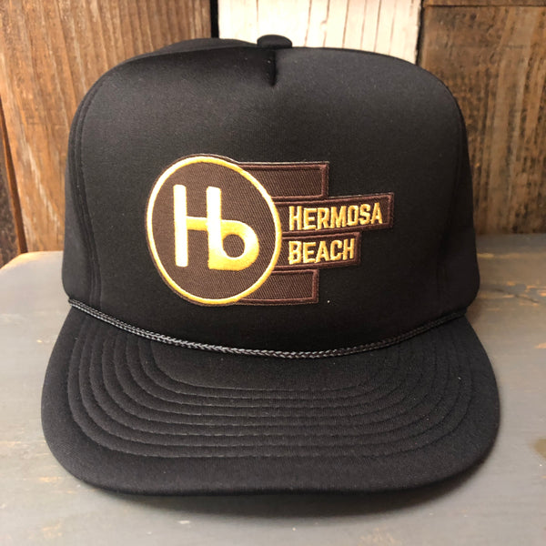 Hermosa Beach THE NEW STYLE Winter All Foam Cap Hat - Black