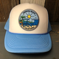 Hermosa Beach SHOREFRONT High Crown Summer Foam Front/Mesh Back - Columbia Blue