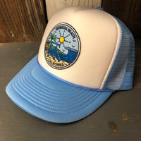 Hermosa Beach SHOREFRONT High Crown Summer Foam Front/Mesh Back - Columbia Blue