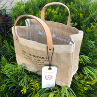 HERMOSA BEACH: City Series - Short Handle Petite Market Bag in NATURAL (TYPE: BD-ML035N-OS)