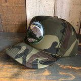 YOSEMITE NATIONAL PARK Camo Winter All Foam Cap Hat - Full Forest Camouflage