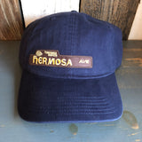 Hermosa Beach HERMOSA AVE 6 Panel Low Profile Style Dad Hat - Navy