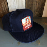 Utah's Arches NATIONAL PARK - 5 Panel Low Profile Style Dad Hat - Navy