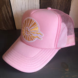 Hermosa Beach CLASSIC LOGO High Crown Trucker Hat - Pink