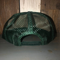 Hermosa Beach CLASSIC LOGO High Crown Trucker Hat - Dark Green