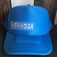 Hermosa Beach SUPREME HERMOSA (patch lower left)  Trucker Hat - Col. Blue