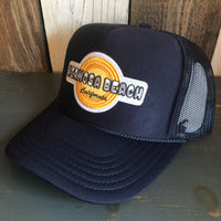 Hermosa Beach HIGH HEAT High Crown Trucker Hat - Navy