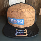 Hermosa Beach SUPREME HERMOSA Premium Cork Trucker Hat - (Grey/Cork)