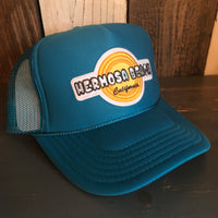 Hermosa Beach HIGH HEAT High Crown Trucker Hat - Turquoise Blue