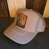 Grand Canyon National Park High Crown Trucker Hat - Khaki
