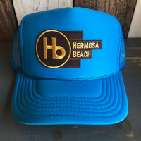 Hermosa Beach THE NEW SYTLE Trucker Hat - Neon Blue