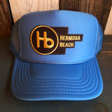 Hermosa Beach THE NEW STYLE High Crown Trucker Hat - Col. Blue