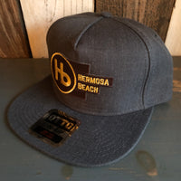 Hermosa Beach THE NEW STYLE 5-Panel Mid Profile Snapback Hat - Heather Black