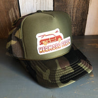 Hermosa Beach WOODIE Trucker Hat - Camouflage/Olive