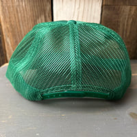 YOUTH 'Limited Edition' GET LUCKY IN HERMOSA Shamrock Trucker Hat - Kelly Green