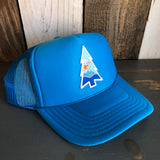 Wilderness Tree Trucker Hat - Neon Blue
