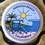 Hermosa Beach SHOREFRONT - Pin Button (1.25")