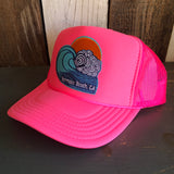 Hermosa Beach TUBULAR Trucker Hat - Neon Pink