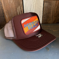 Hermosa Beach Hermosa Beach GOLF CARTS & YOGA PANTS High Crown Trucker Hat - Brown