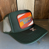 Hermosa Beach GOLF CARTS & YOGA PANTS High Crown Trucker Hat - Dark Green