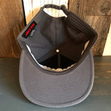 Hermosa Beach GOLF CARTS & YOGA PANTS Premium 5-Panel Low Profile Style Dad Hat - Charcoal Grey