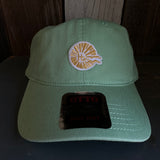 Hermosa Beach CLASSIC MINI LOGO 6 Panel Low Profile Dad Hat - Mint Green