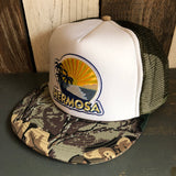 Hermosa Beach FIESTA Trucker Hat - CAMOUFLAGE Khaki/Brown/Light Olive Green/White