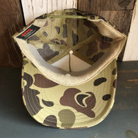 Hermosa Beach CLASSIC LOGO Trucker Hat - CAMOUFLAGE Green/Light Loden/Green